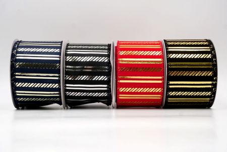 Shimmer Horizontal Bar Wired Ribbon_KF9742.KF9743.KF9744